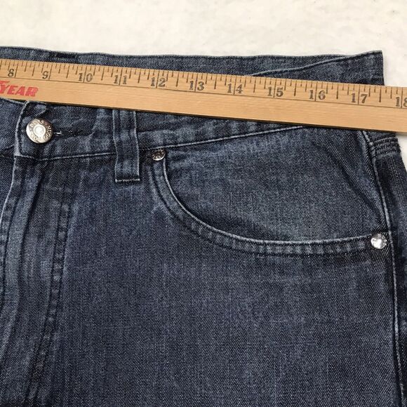 HUGO BOSS Select Alabama Jean Men 36x32 Relaxed Straight Dark Wash Italy - Picture 9 of 14